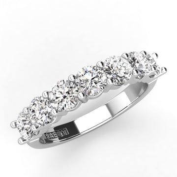 Shared Prong Diamond Band 1.25ct